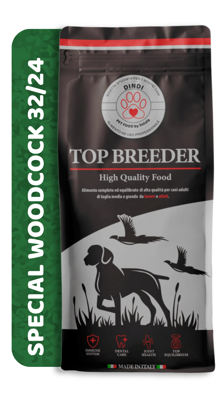 Special Woodcock DINDI pet food by setola